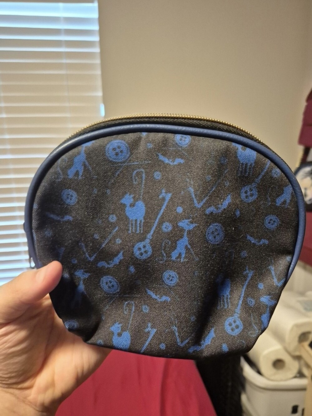 Loungefly coraline cat cosmetic pouch